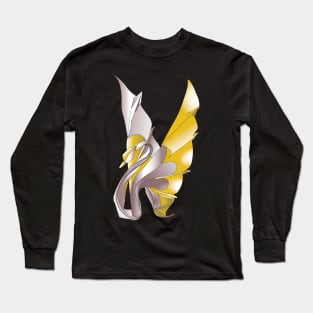 Origami Swan Long Sleeve T-Shirt